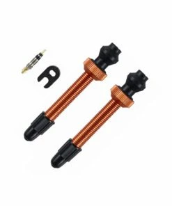 Barbieri, Ventil Alu Tubelessventil SV 45mm, Orange