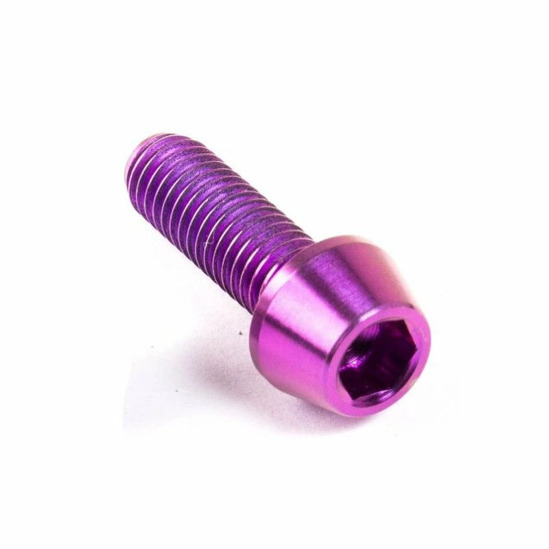 BBP, Titanschraube, TI6AL4V, M5x15, 1,9g, Purple 1 BBP, Titanschraube, TI6AL4V, M5x15, 1,9g, Purple