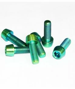 BBP, Titanschraube, TI6AL4V, M6x15, 2,9g, Grün