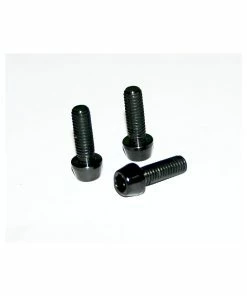 BBP, Titanschraube, TI6AL4V, M6x15, 2,9g, SCHWARZ