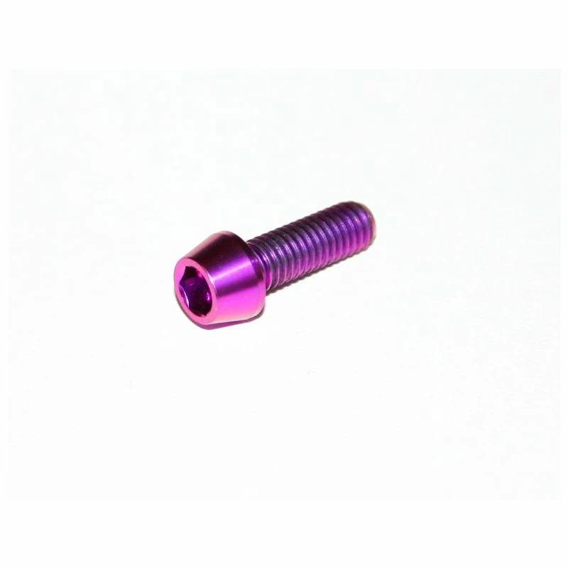 BBP, Titanschraube, TI6AL4V, M6x18, 3,1g, Purple 1 BBP, Titanschraube, TI6AL4V, M6x18, 3,1g, Purple