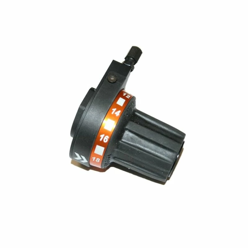 Pinion, Drehgriff, Schaltgriff DS1.18 Für 18-Gang Getriebe Orange 1 Pinion, Drehgriff, Schaltgriff DS1.18 Für 18-Gang Getriebe Orange
