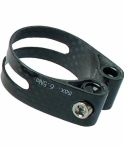 Procraft PRC, Sattelschelle, Klemmring, SPC 36,0mm, CARBON, Titanschraube, Schwarz 14 G