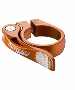 Reverse, Sattelschelle, Long Live, Schnellspanner, ALU, 34,9mm, Orange