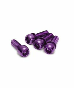 Reverse, Schrauben Bremsadapter, M6x18, 4er Set, Purple