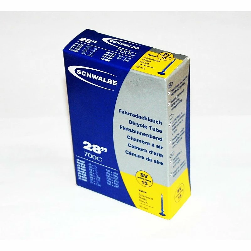 Schwalbe, Schlauch, Nr. 15, (SV 60mm), 18/28-622/630 1 Schwalbe, Schlauch, Nr. 15, (SV 60mm), 18/28-622/630