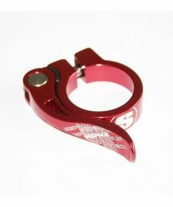 SIXPACK, Sattelschelle, Menace, Schnellspanner, 31,8mm, Rot