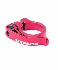 SIXPACK, Sattelschelle, Menace, Schnellspanner, 34,9mm, Rot Matt