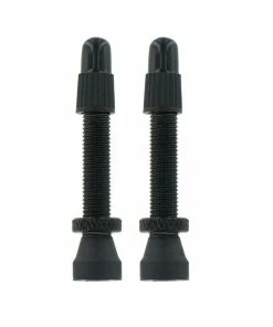 VAR, Ventil Alu Tubelessventil Für TL-Ready Umrüstung SV, 2er Pack, Schwarz