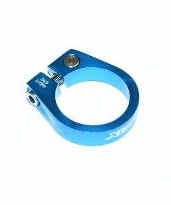 Ergotec X-tasy, Sattelschelle, Klemmring, 34,9mm, Alu, 22g, BLAU